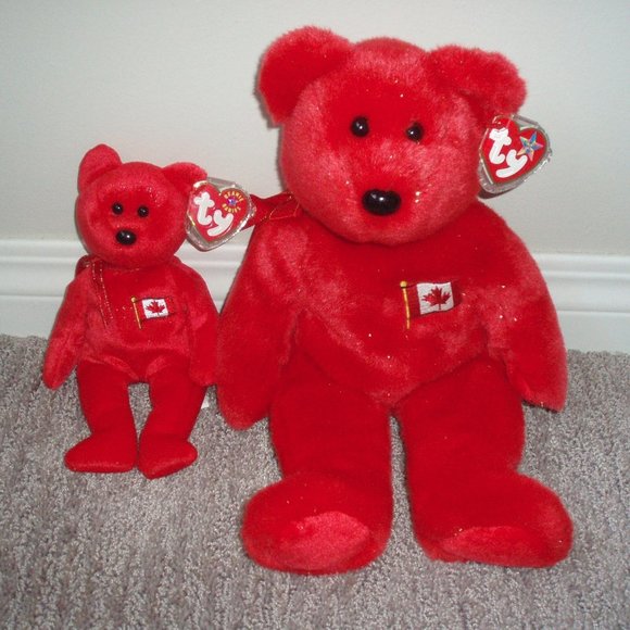 TY Buddy Bear & Beanie Baby - Pierre - Picture 1 of 7